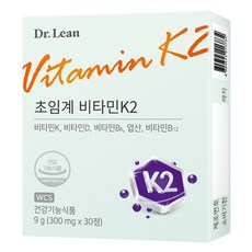 [공식] 닥터린 초임계 비타민 K2, 30정, 5개