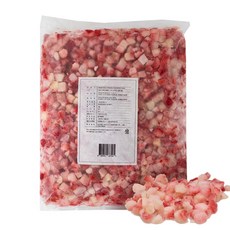 당도 높은 무첨가 100% 냉동딸기다이스, 1개, 딸기다이스 1kg