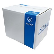 [세화박스] 종이 보냉 흰색 택배박스, 20개, 화이트