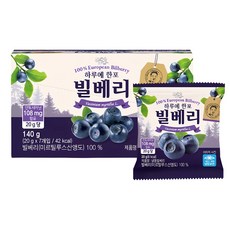[생활앤] 빌베리 140g (폴란드/20g*7개입), 3개, 140g (20g x 7개입)