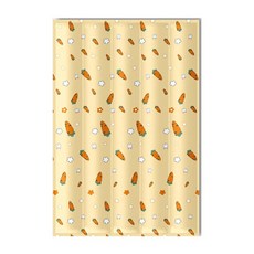 딩동펫 반려동물 캐릭터 아이스 젤 매트, 당근, 1개