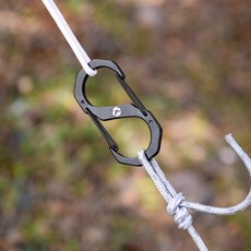 인티몰 프리미엄 고강도 다기능 S형 양방향 스텐 카라비너 2P, 내하중 100KG 5호