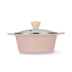 콕스타 리안 IH 인덕션 겸용 양수 냄비 모음, 핑크, 20cm, 1개
