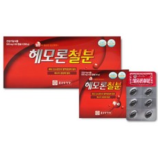 종근당건강 헤모론철분, 60정, 6개