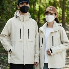 ZAJA 남녀공용 춘추 바람막이자켓 아웃도어 등산복 방풍방수방한점퍼