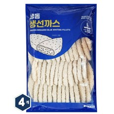 청대구 생선까스 흰살생선 벌크 대용량 (50g ) 벌크 대용량, 4개, 2.5kg