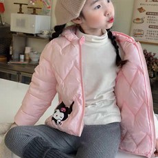 키즈 유아 여아 봄 가을 캐릭터 쿠로미 솜 패딩
