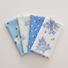 천가게 원단패키지 플라워 꽃무늬 체크 스트라이프 조각천 33종, 1세트, 217