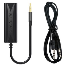 스틸터틀 노이즈필터 페라이트코어 AUX 차량용 오디오 세트, 2개