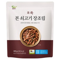 본죽 냉장 쇠고기장조림 300g, 3개