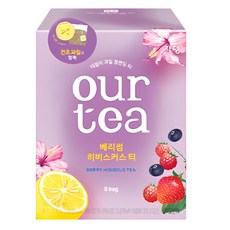 아워티 쟈뎅 베리썸 히비스커스 티, 14.8g, 8개입, 6개