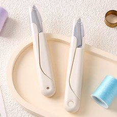 티노샵 다용도 안전 쪽가위 다목적 휴대용 1+1, 1개, 아이보리