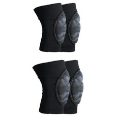 각개메이트 군대 군인 무릎+팔꿈치 보호대 세트, 블랙, 1개
