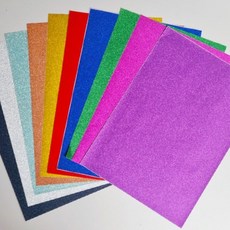 반짝이접착시트지 씨트지 반짝이시트지 A4 10장세트 교실꾸미기 환경미화 글리터시트지