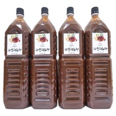 다빈 카페대추차 대용량 8리터(2L 4병), 2L, 1개입, 4개