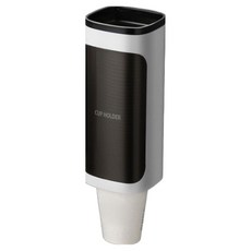 데일리프렌즈 종이컵 디스펜서 무타공 부착식 컵홀더, 1개, 화이트