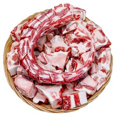 최상급 한우 꼬리 반골 8kg 이상 [ 한우 모듬뼈 1kg 무료증정 ] 소꼬리 반골 소뼈 찜용 탕용, 1개