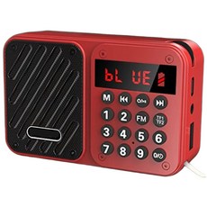 BOSCA RT-333 다기능 디지털 휴대용라디오 mp3플레이어 불루투스 라디오 SD/TF카드 USB 전용 FM 트로트 한곡반복 스피커 효도라디오 색상 랜덤