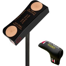 오리엔트골프정품 시모어 미니자이언트 제로토크 퍼터 커브백 박하림프로추천, 블랙, 33인치