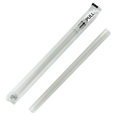 그린우드 플라스틱빨대 버블티 이지컷 12mmX210mm 투명 개별포장 200개-소분 일회용 스트로우 스무디빨대, 1박스, 200개