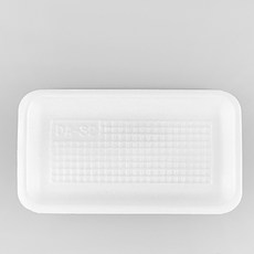 PSP 트레이 32호(43호) 백색 2000개 스티로폼 사각접시 일회용 떡 반찬포장 야채포장 포장배달, 1개, 2000개입