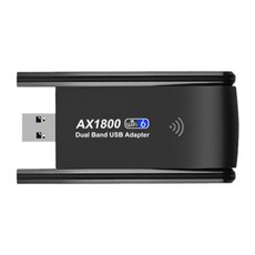 BeaSaf 無線網卡 WIFI6 wifi接收器 免驅動無線網卡 雙驅動 筆電網路 wifi分享器 USB無線網路, 1個, Wifi6 無線網卡, AX1830