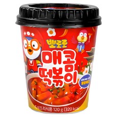 뽀로로 매콤 떡볶이, 120g, 3개