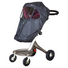 맘네스트 스토케 익스플로리 유모차 전용 방한 방풍 손잡이 바퀴커버 유모차방한/방풍커버, 익스-4계절-블루블랙, 1개