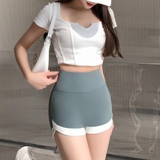 아베냐 러닝복 하이웨스트 레깅스 힙업 노Y존