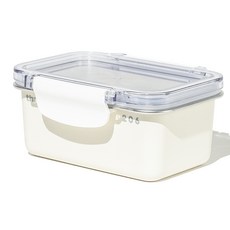 데어코 206 도시락통 겸 반찬통 600ml, 1개, 화이트