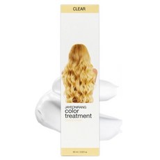 자연이랑 헤어 컬러 트리트먼트 염색약 60ml, 클리어, 5개