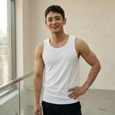 [정품/빠른출고] 유니클로 에어리즘 남성 탱크탑 런닝 속옷 나시 민소매
