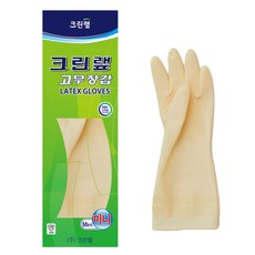 크린랲 고무장갑, 백색, 미니(XS), 4개