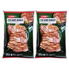 요리하다 다리살로만 훈제오리, 2개, 450g