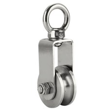 케이에스로프 스텐 베어링 도르래 부드러운 회전 녹방지 무소음 도르레, 1개