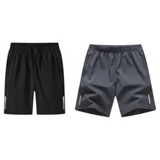 제이엘로 홈웨어 기능성 5부 반바지 운동복 (블랙+그레이)