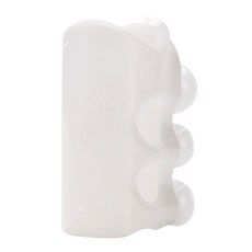 아야 벽에 착 붙는 원터치 흡착 실리콘 문어발 샤워기 거치대 매직 홀더, 4개, 화이트