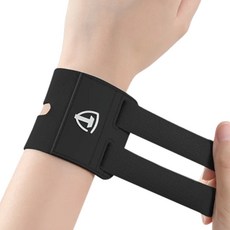 마르크첸 TFCC 초경량 손목보호대 밴드, 블랙, 2개