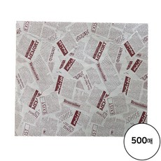 달지 베이킹 코팅 포장 페이퍼 유산지 화이트 38 x 28 cm, 1개, 500개입