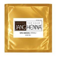 장헤나 파우더 100g, 브라운, 1개