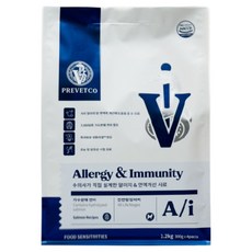 프리벳코 A/i 알러지&면역 가수분해 연어 강아지 피부 눈물 처방식 소프트 사료, 40g, 1개, 피부/피모+알러지