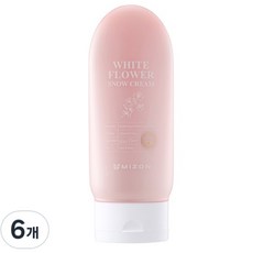 미즈온 화이트 플라워 스노우 톤업 크림, 6개, 150ml
