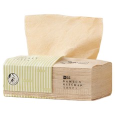 휴홈 무표백 대나무 뽑아쓰는 키친타올100매 12팩(1200매), 12개, 100매