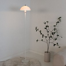 에코 LED 플로어 장스탠드-화이트 (빛 밝기조절 타이머 기능), 화이트