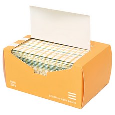 퓨어그리니 올인원 빨아쓰는 도톰 행주 박스타입 30매 오렌지, 1개, 1개