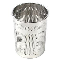 KR리빙 국내생산 식품용 스테인리스 원형수저통 걸이형, 1개