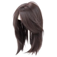 샤일리 여성 정수리 부분가발 탑커버 머리숱 보충 가발, 자연블랙+가르마타입-40CM, 1개
