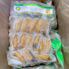HOA MAI 베트남 화마이 냉동 삶은 바나나 chuoi sap luoc, 3개, 500g