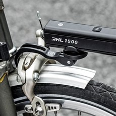 락브로스 브롬튼 미니벨로 전조등 고프로 포크 마운트 브라켓 거치대 어댑터, FK-308, 단일, 1개