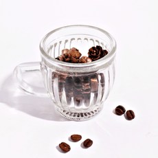 커피잔 캔들용기(코르크 마개 포함), 1개